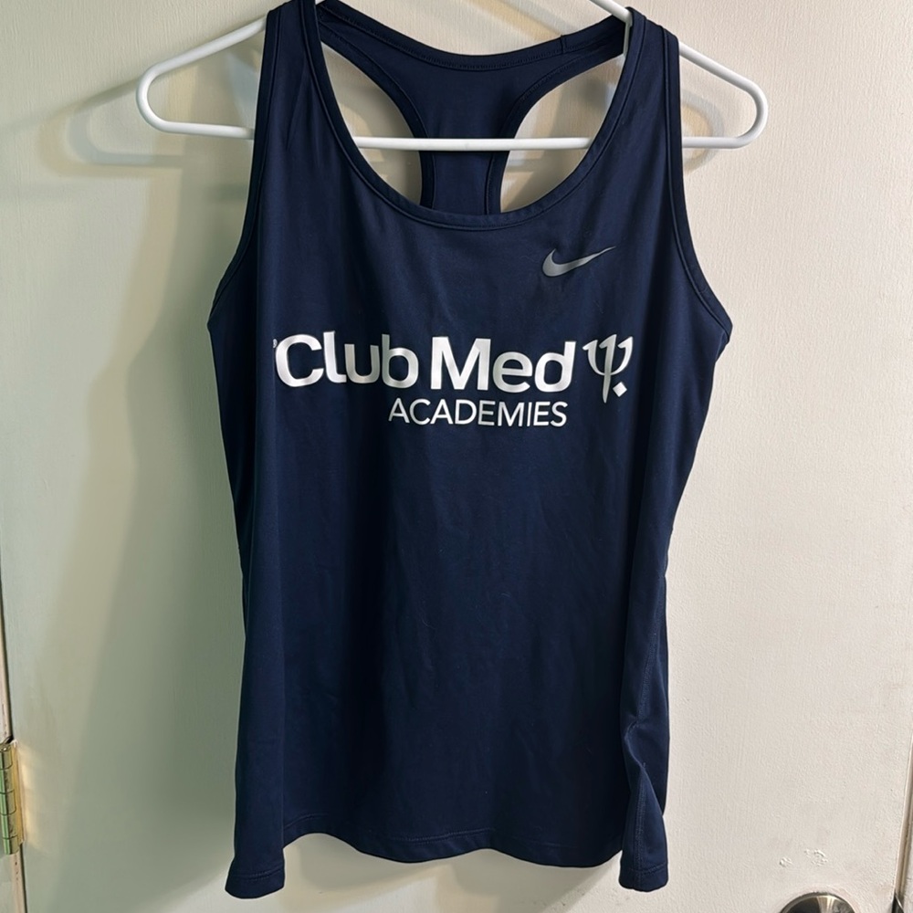 Nike Dri Fit Club Med Academies workout tank top size small